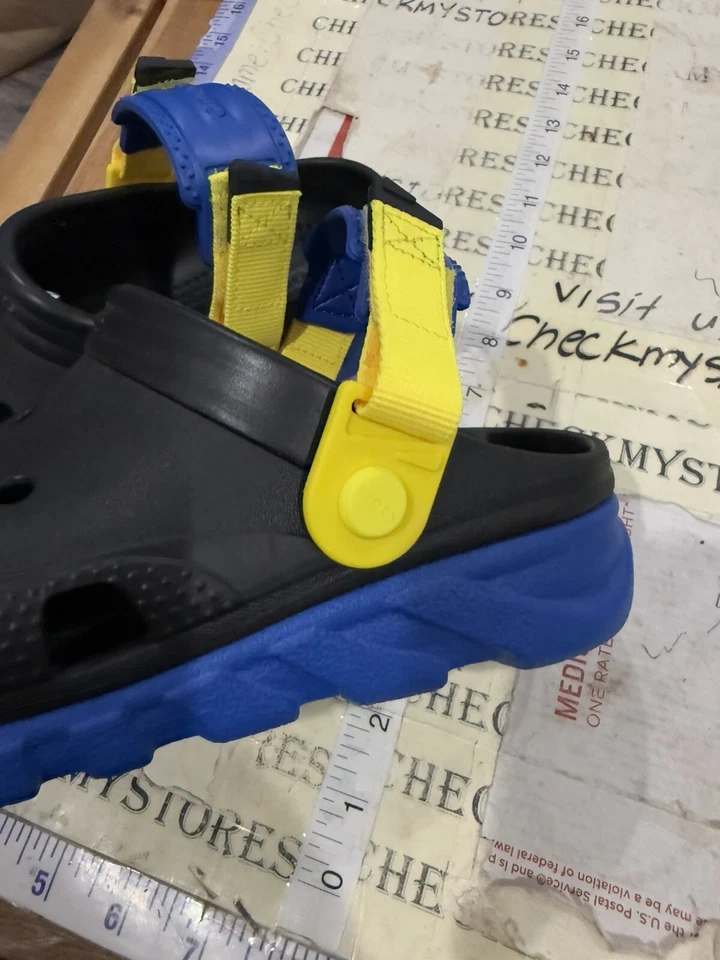 Zuecos Crocs Duet Max II para niños sin cordones modo deportivo atmósfera talla j3 208774-olc Foto 3 de 4