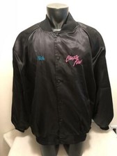 Vintage Cruzin Few Unique Vehicle Club Satin Jacket Mens size 4XL Made in USA