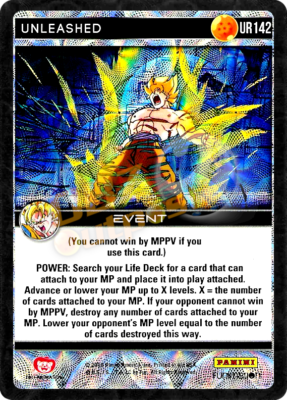 Dragon Ball Z TCG Panini Vengeance UR142 Unleashed Foil | eBay