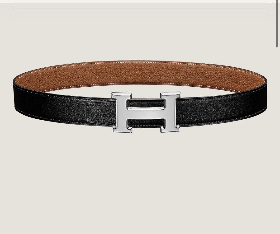 Hermes Constance Reversible Leather Belt