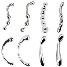Stainless Steel Handheld Female Full Body Massager Stimulate Metal