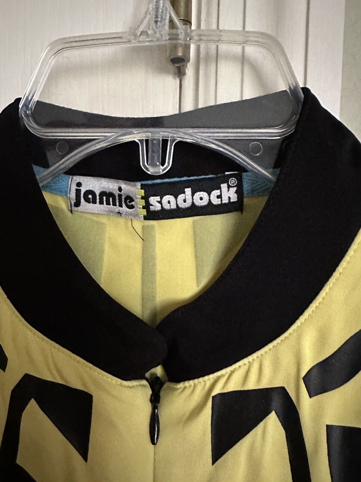 Jamie Sadock Black Yellow Geometric Design Sleeve… - image 3