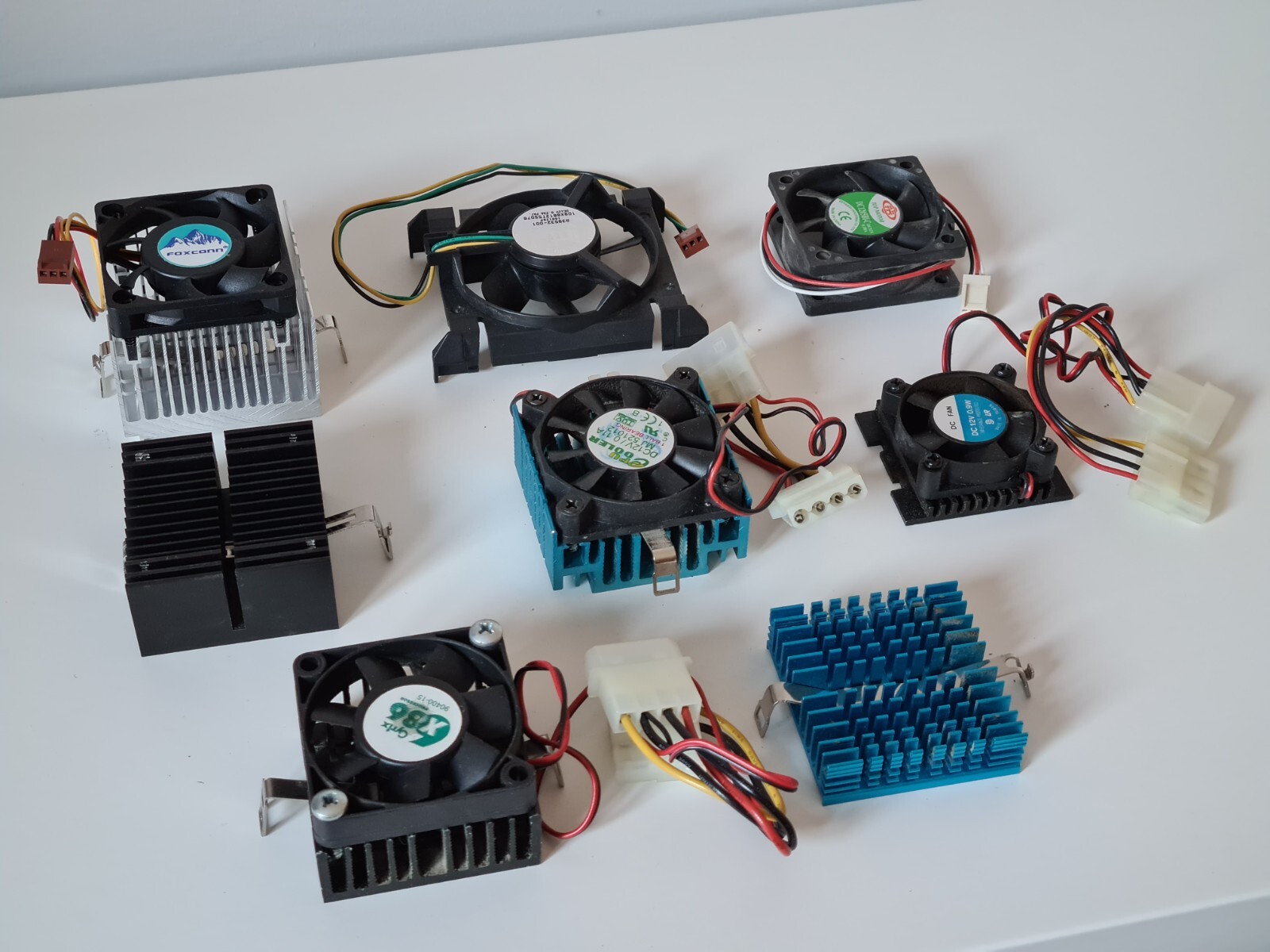 Job Lot 486 586 6x86 Pentium Socket 3 5 7 370 A CPU Heatsinks Fans