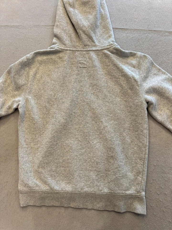 Sudadera Gap Niños Jóvenes Niños Grande Clásica Logo Atlética Gris Polar Sudadera con Capucha Foto 3 de 4