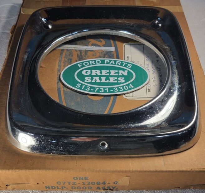Ford F500 / F700 196772 RH or LH Front Headlight Bezel NOS OEM Genuine Vintage eBay