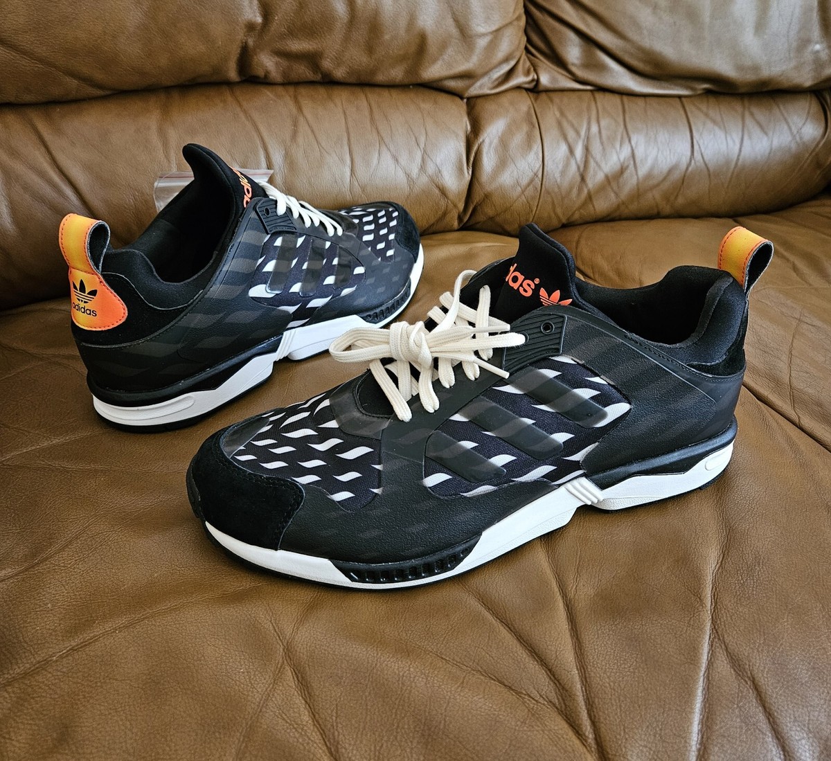 New Men's Adidas ZX 5000 Response Battle Pack Orange Black Sz 12
