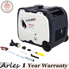 Portable Inverter Generator 4500w Electric Start w/ wheels&Handle 212cc 4 stroke