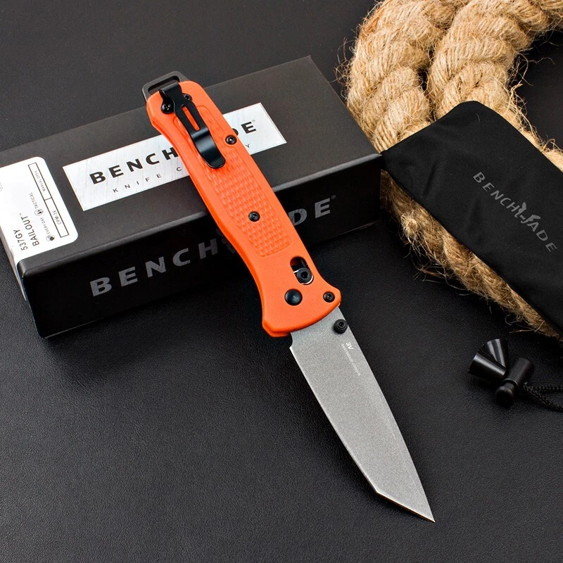 Cuchillo plegable táctico Axis Orange 537 mango de fibra de vidrio tanto hoja tanto Foto 2 de 4