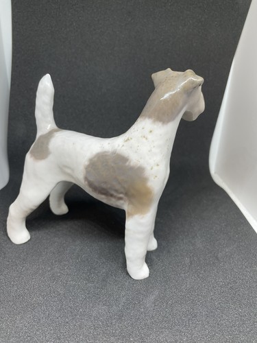 VINTAGE 3165 ROYAL COPENHAGEN  PORCELAIN FIGURINE WIREHAIRED FOX TERRIER - Bild 2 von 4