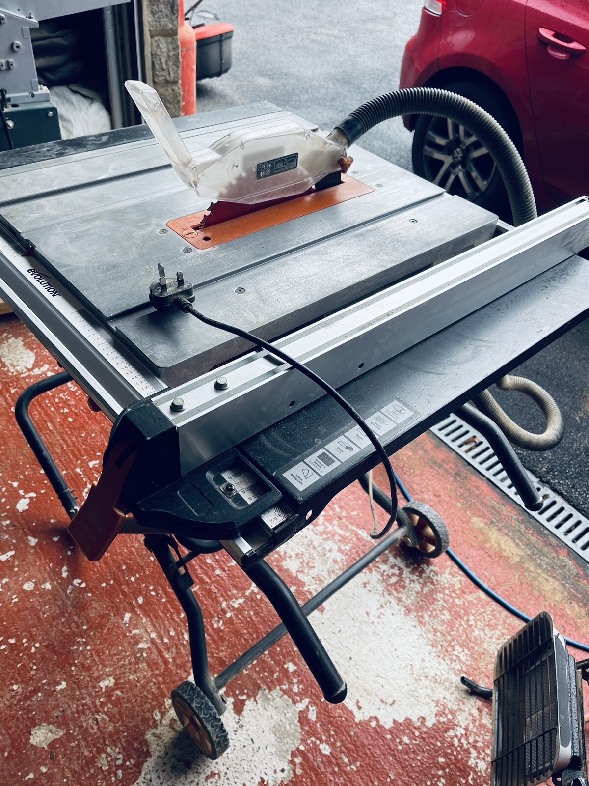 Evolution RAGE5S 240 Volt 255mm Multipurpose Table Saw eBay