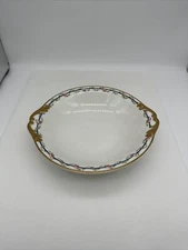 Vtg P.L. Limoges France Martial Redon Hand Painted Plate With Delicate Florals