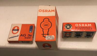 Lot De 5 Ampoules Photo Flash EDISWAN AG-3B D'occasion - Vintage Pour Collectionneur