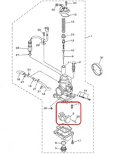 Carburetor Float Valve Needle Set For Yamaha TZ125 1999 2000