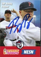 2018 Pawtucket Red Sox BOBBY POYNER Signed Card autograph AUTO dunkin donuts