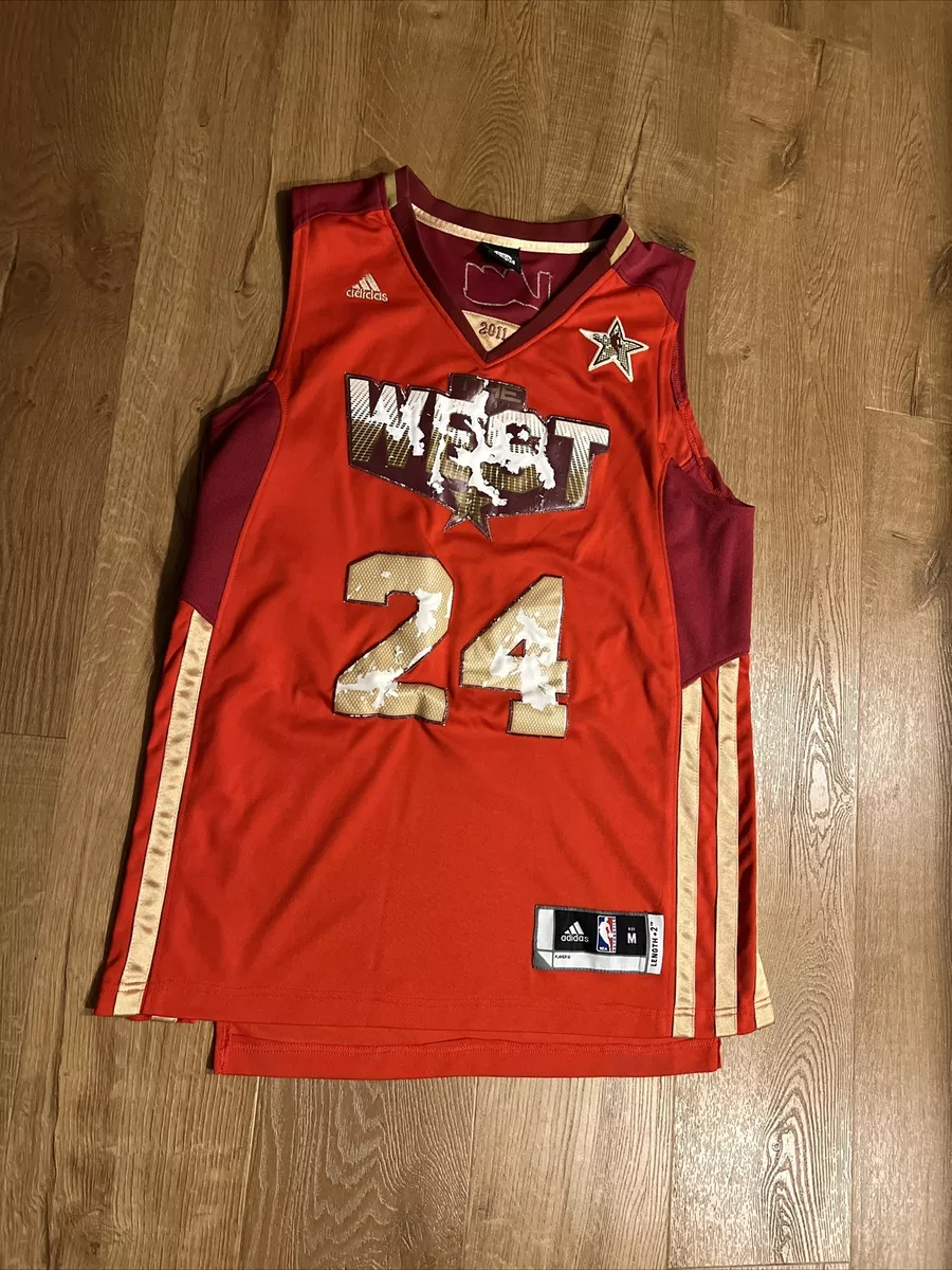 Adidas NBA 2011 All Star Lakers Kobe Bryant MVP Jersey Size M 高比拜仁, 男裝,  運動服裝- Carousell