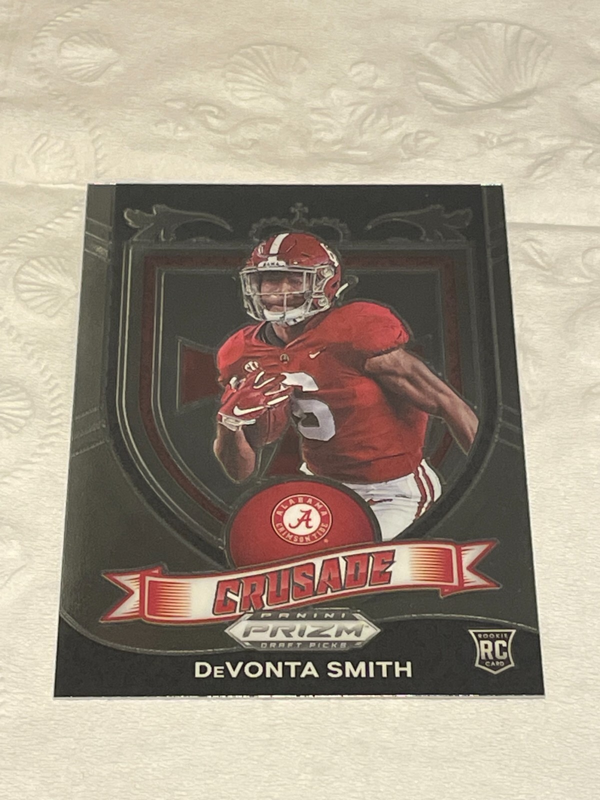 2021 Panini Prizm Draft Picks Devonta Smith Crusade RC Rookie #165 Eagles