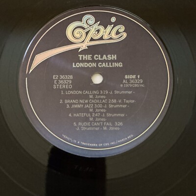 The Clash - London Calling - LP First Pressing, 1979 - VG