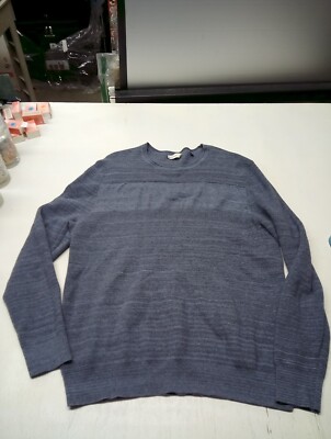 Artefact Sz XL 100% Cotton Thick Heavy Crew Sweatshirt Mens L/S Blue 