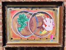 Woodstock New York Conceptualist Artist Franklin Ross ("Bud") Drake Painting
