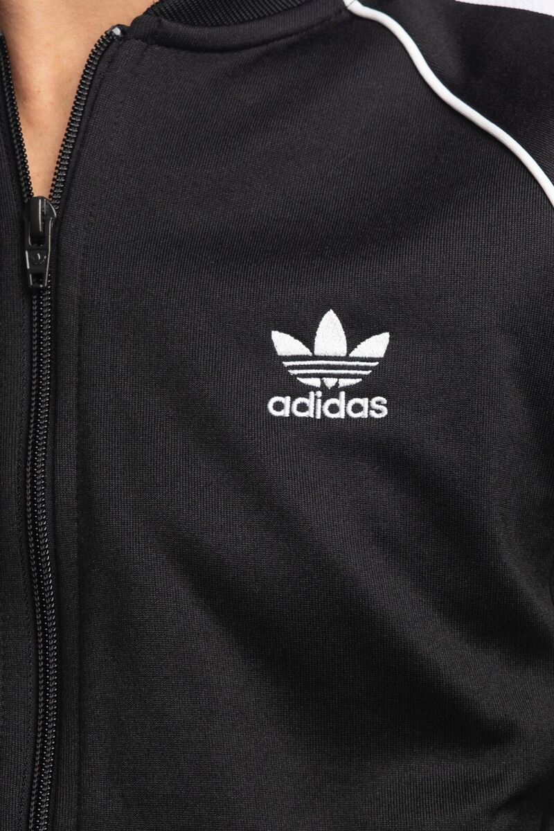 adidas Originals Top Track Jacket Black Retro Classics White adidas Originals Top Track Jacket Black Retro Classics White