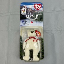  1999 McDonald  s Exclusive Rare Ty Beanie Baby - Maple the Bear NEW IN PACKAGING