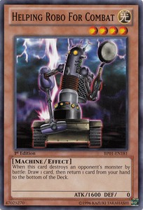 Helping Robo for Combat - BP01-EN181 - Common - 1st Edition x3 - Near Mint