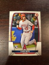2023 Bowman #46 Livan Soto Rookie RC Los Angeles Angels baseball card