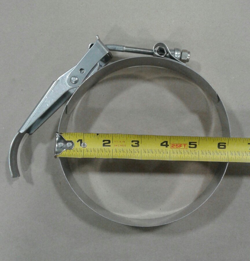 Lot Of 5 Clampco 6" Band Clamp T Bolt Quick Release MS21920