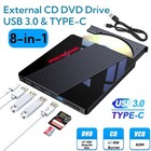 Slim External CD DVD Drive USB 3.0 Disc Player Burner Writer For  Mac Laptop PC