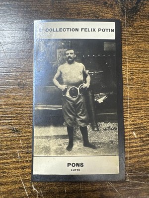 FELIX POTIN 2nd ALBUM 1908 PAUL PONS WRESTLING FRANCE WORLD CHAMPION PICTURE (b)