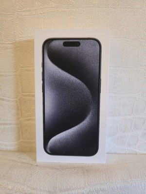 IPhone 15 Pro Max Verpackung Box in der Farbe Blue Titanium 