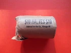 ROLL OF 19 1963D FRANKLIN HALVES. VERY GLOSSY AND FINE. PLEASE SEE PICTURES.