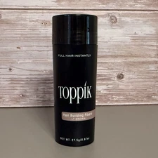 Light Brown: Toppik Hair Building Fibers, Medium Size: 0.97oz, New/Sealed