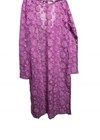 Miken Swim Women’s Lilac Daisy Crochet swim Cover-Up Dress Size M  — photo 1