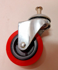Stem Caster 3/4" X 2-1/2" Wheel 5/16-18 X 7/8" Long Threaded Stem Mounting 3-1/2