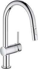 GROHE 31359002 Minta Touchless PullDown Kitchen Faucet Starlight Chrom Standard