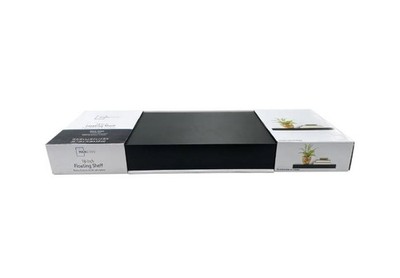 Mainstays Black 18'' Wood Floating Shelf