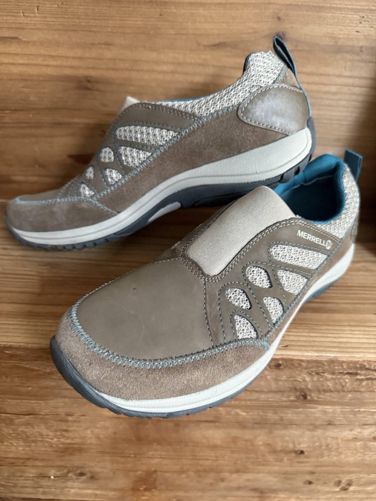 Scarpe mocassini Merrell Andean Moc donna pietra marrone drago mosca J227410C taglia 7