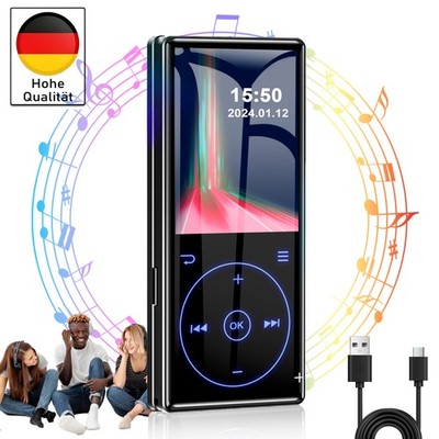 Bluetooth MP4 MP3 Player LCD Display HiFi Bass Musik Spieler FM Radio Audio 16GB
