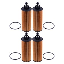 4 Set Engine Oil Filter Fit for Jeep Dodge Ram Chrysler 3.2L 3.6L V6 New