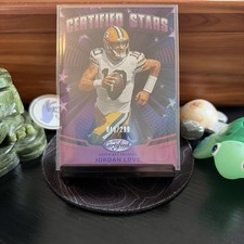 2025 Panini Certified Jordan Love Certified Stars Mirror Purple /299 Packers