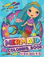 Silly Bear Mermaid Coloring Book for Kids Ages 4-8 Paperback