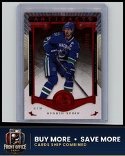 2015-16 Upper Deck Artifacts Henrik Sedin Ruby #/399 Vancouver Canucks