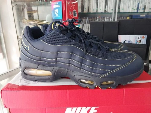 Nike Air Max 95 OG Big Bubble Obsidian Varsity Maize Men's US 12.5 UK 11.5 EU 47