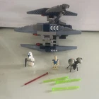 LEGO Star Wars 75041 Vulture Droid Set With Minifigures, A Few Parts Replaced