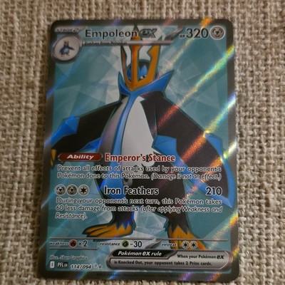Pokemon Empoleon ex 114/094 Prismatic Evolutions Secret Rare Holo FA
