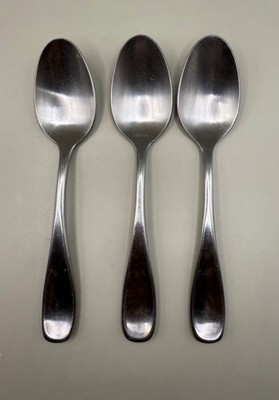 Lot of 3 ONEIDA VOSS Stainless 18/0 Satin  PLACE SPOONS 7  Flatware
