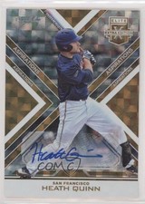 2016 Panini Elite Extra Edition Aspirations Gold 1/1 Heath Quinn #103 Auto rg2