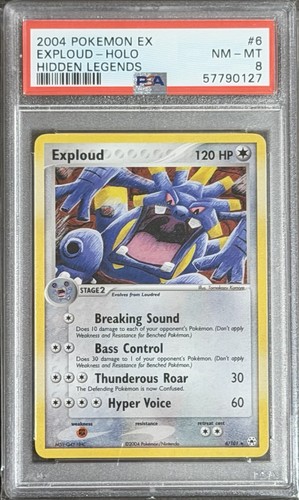 Exploud graded PSA 8 for sale on eBay
