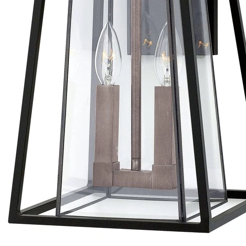 Hinkley Lighting 2104 Walker 2 Light 15"H Outdoor Wall Sconce - Black - Picture 10 of 11